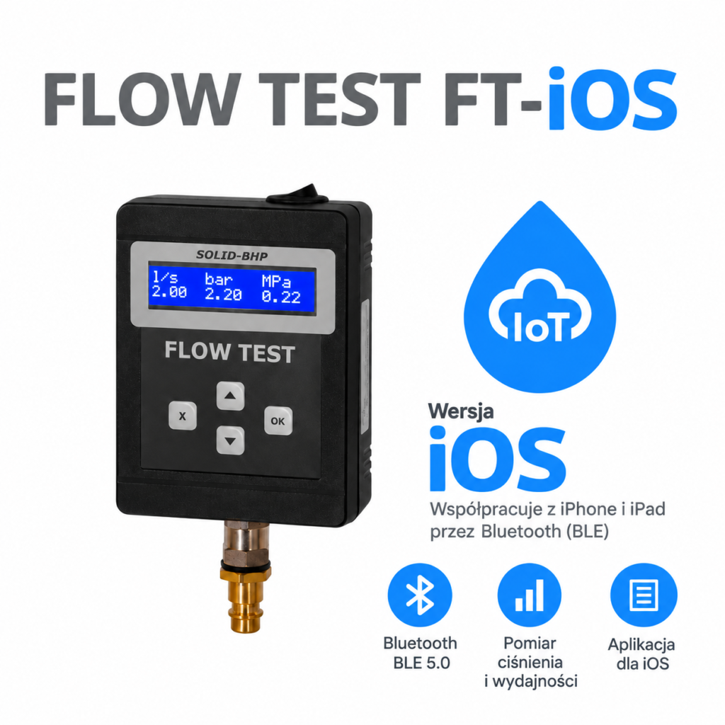 flow test FT-iOS tester hydrantów
